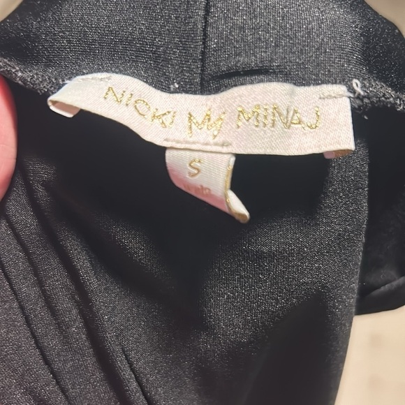 Nicki Minaj black tank top fitted dress size small - Picture 6 of 8